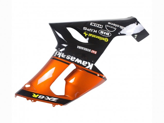 Online Naranja Negro Carenados Moto Kawasaki ZX6R 2005-2006