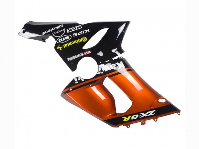 Online Naranja Negro Carenados Moto Kawasaki ZX6R 2005-2006