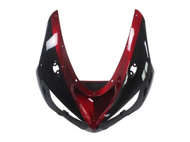 Online Rojo Negro Brillante Carenados Moto Kawasaki ZX6R 2005-2006