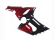 Online Rojo Negro Brillante Carenados Moto Kawasaki ZX6R 2005-2006
