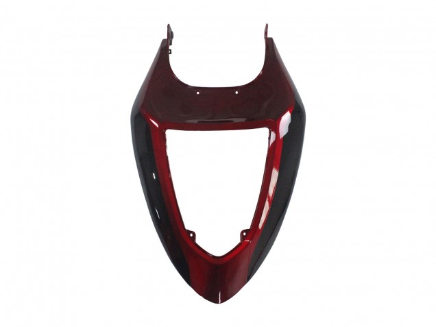 Online Rojo Negro Brillante Carenados Moto Kawasaki ZX6R 2005-2006