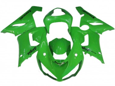 Online Verde Carenado Moto Kawasaki ZX6R 2005-2006