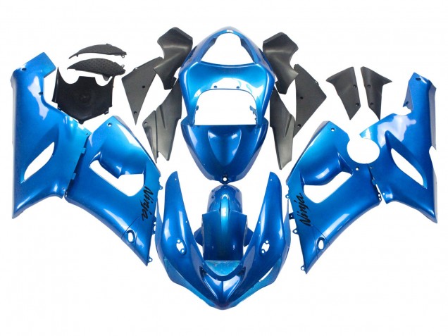 Online Azul Brillante Carenado Moto Kawasaki ZX6R 2005-2006