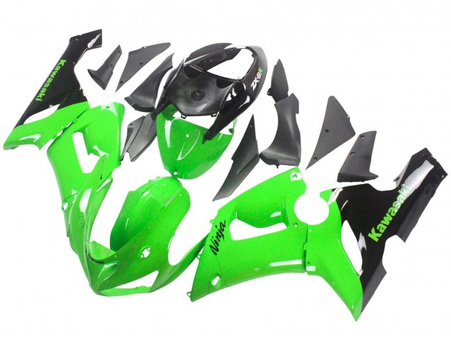 Online Verde Negro Ninja Carenado Moto Kawasaki ZX6R 2005-2006