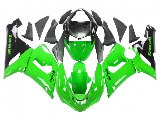 Online Verde Negro Ninja Carenado Moto Kawasaki ZX6R 2005-2006