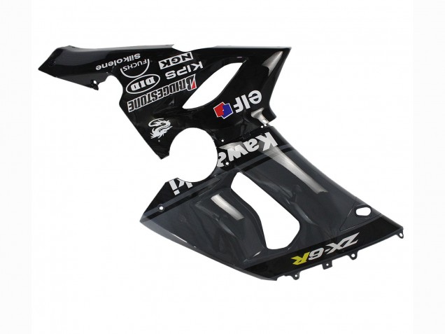 Online Gris Oscuro Negro Carenado Moto Kawasaki ZX6R 2005-2006