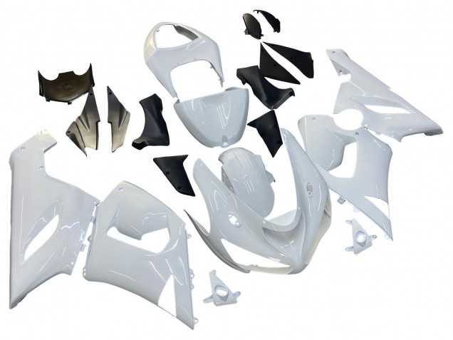 Online Blanco Carenado Moto Kawasaki ZX6R 2005-2006