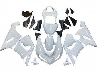 Online Blanco Carenado Moto Kawasaki ZX6R 2005-2006
