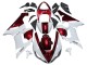 Online Blanco Rojo Carenado Moto Kawasaki ZX6R 2005-2006
