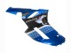 Online Negro Azul Elf Carenado Moto Kawasaki ZX6R 2007-2008