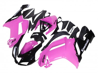 Online Negro Rosa Ninja Carenado Moto Kawasaki ZX6R 2007-2008