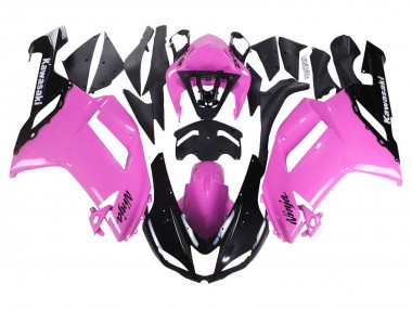 Online Negro Rosa Ninja Carenado Moto Kawasaki ZX6R 2007-2008