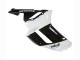 Online Negro Blanco Ninja Carenado Moto Kawasaki ZX6R 2007-2008