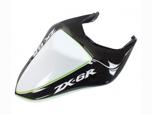 Online Negro Blanco Ninja Carenado Moto Kawasaki ZX6R 2007-2008