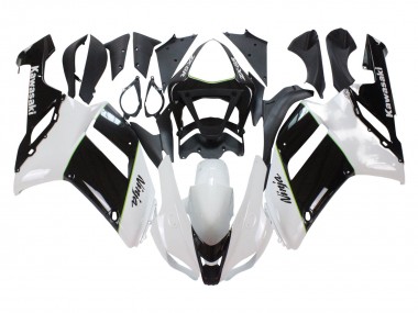 Online Negro Blanco Ninja Carenado Moto Kawasaki ZX6R 2007-2008