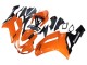 Online Naranja Negro Ninja Carenado Moto Kawasaki ZX6R 2007-2008
