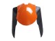 Online Naranja Negro Ninja Carenado Moto Kawasaki ZX6R 2007-2008