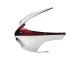 Online Blanco Rojo Carenados Moto Kawasaki ZX6R 2007-2008