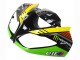 Online Verde Negro Brillante Amarillo Blanco Rojo Elf Monstruo Carenado Moto Kawasaki ZX6R 2009-2012