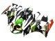 Online Verde Negro Brillante Amarillo Blanco Rojo Elf Monstruo Carenado Moto Kawasaki ZX6R 2009-2012