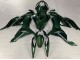 Online Verde Oscuro Carenado Moto Kawasaki ZX6R 2019-2022