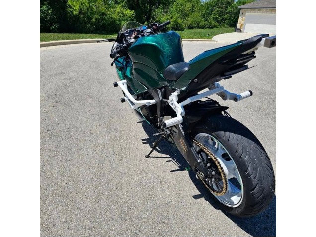 Online Verde Oscuro Carenado Moto Kawasaki ZX6R 2019-2022