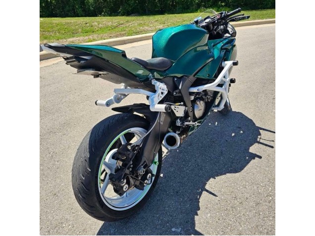 Online Verde Oscuro Carenado Moto Kawasaki ZX6R 2019-2022