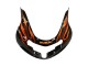 Online Negro Brillante Naranja Llama Carenado Moto Suzuki GSXR1000 2000-2002