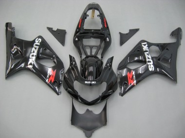 Online Negro Brillante Carenado Moto Suzuki GSXR1000 2000-2002