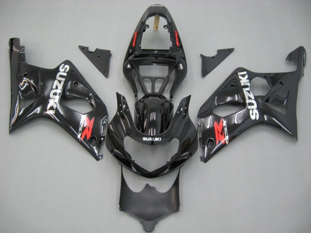 Online Negro Brillante Carenado Moto Suzuki GSXR1000 2000-2002