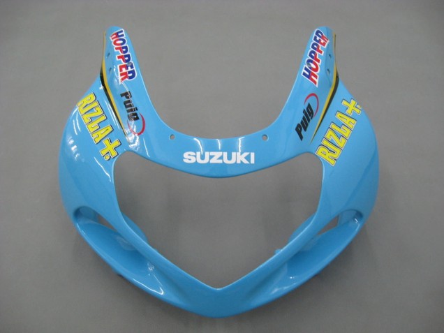 Online Azul Claro Amarillo Negro Motul Rizla Carenado Moto Suzuki GSXR1000 2000-2002