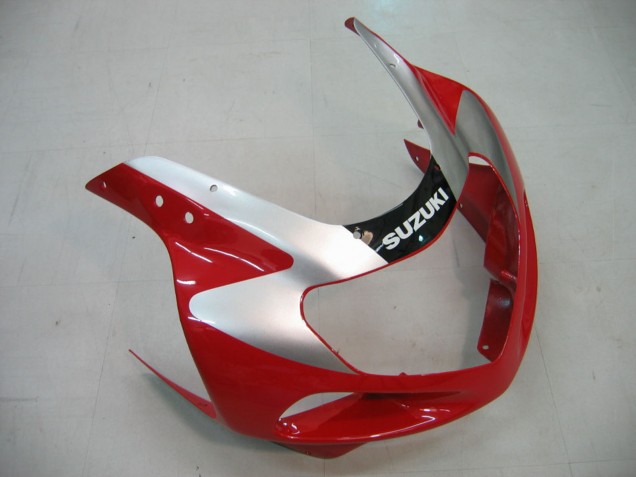 Online Rojo Plata Blanco Negro Carenado Moto Suzuki GSXR1000 2000-2002