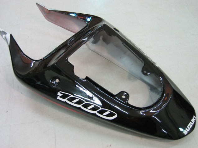 Online Rojo Plata Blanco Negro Carenado Moto Suzuki GSXR1000 2000-2002