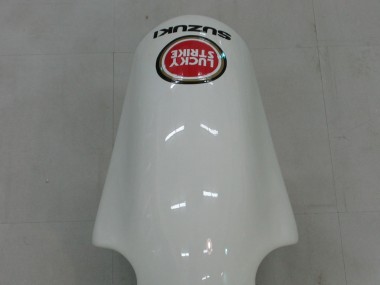 Online Blanco Rojo Lucky Strike Carenado Moto Suzuki GSXR1000 2000-2002