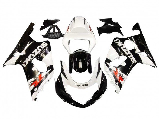 Online Blanco Negro Brillante Rojo Carenado Moto Suzuki GSXR1000 2000-2002