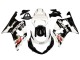 Online Blanco Negro Brillante Rojo Carenado Moto Suzuki GSXR1000 2000-2002