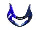 Online Azul Blanco Plata Castrol Dunlop Carenado Moto Suzuki GSXR1000 2000-2002