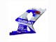Online Azul Blanco Plata Castrol Dunlop Carenado Moto Suzuki GSXR1000 2000-2002