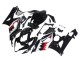 Online Negro Brillante Rojo Blanco Tiburón Carenado Moto Suzuki GSXR 1000 2005-2006