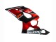 Online Rojo Negro Brillante Carenado Moto Suzuki GSXR 1000 2005-2006