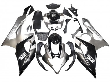 Online Negro Brillante Gris Carenado Moto Suzuki GSXR 1000 2005-2006