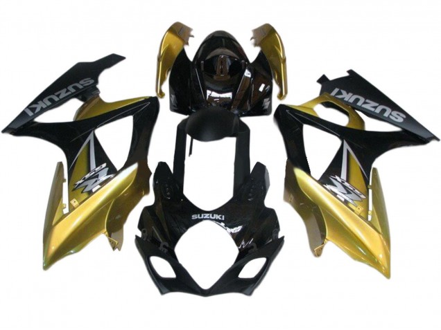Online Oro Negro Plata Calcomanía Carenado Moto Suzuki GSXR 1000 2007-2008