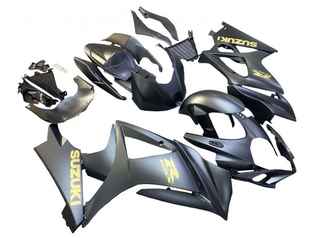 Online Negro Mate Oro Calcomanía Carenado Moto Suzuki GSXR 1000 2007-2008