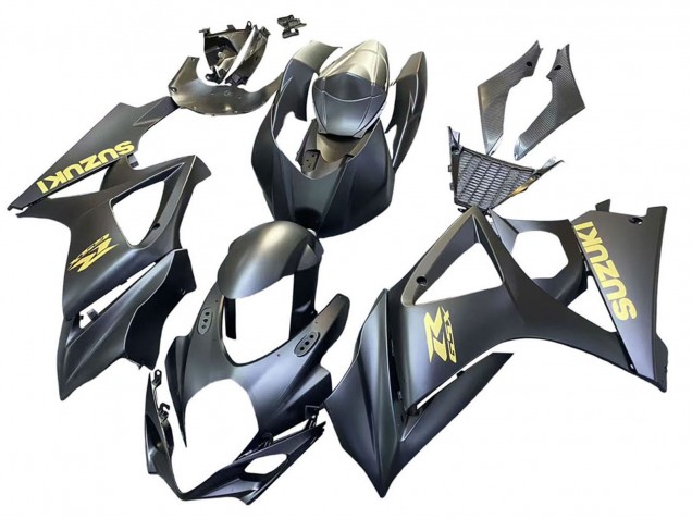 Online Negro Mate Oro Calcomanía Carenado Moto Suzuki GSXR 1000 2007-2008