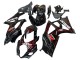 Online Negro Rojo Llama Carenado Moto Suzuki GSXR 1000 2007-2008