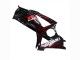 Online Negro Rojo Llama Carenado Moto Suzuki GSXR 1000 2007-2008