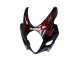 Online Negro Rojo Llama Carenado Moto Suzuki GSXR 1000 2007-2008