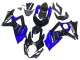 Online Azul Negro Brillante Kits Carenados Moto Suzuki GSXR 1000 2007-2008