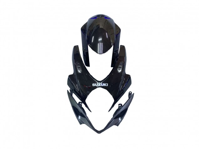 Online Azul Negro Brillante Kits Carenados Moto Suzuki GSXR 1000 2007-2008