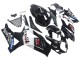 Online Negro Brillante Blanco West Carenado Moto Suzuki GSXR 1000 2007-2008